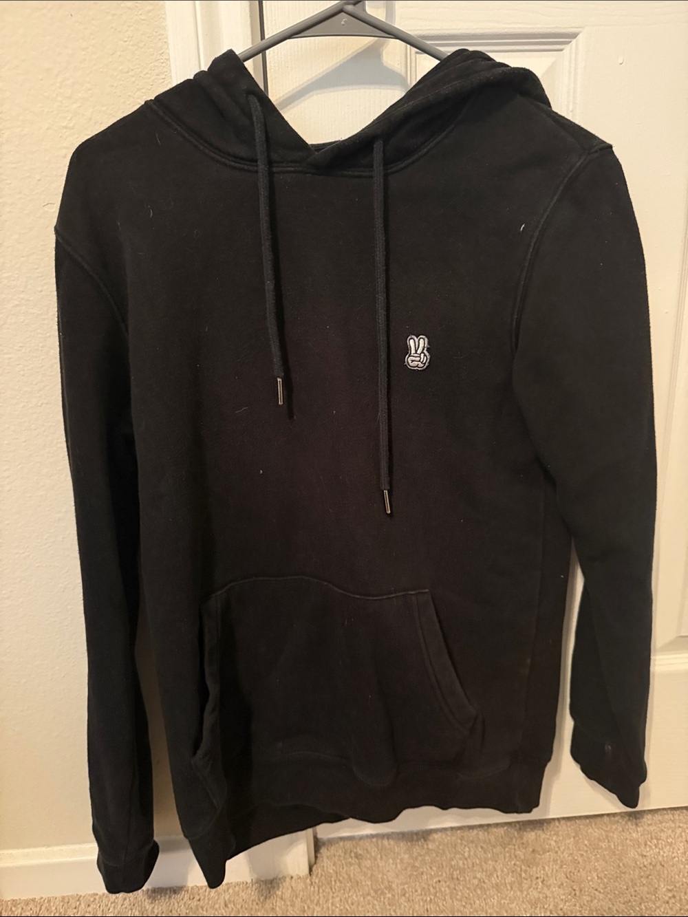 Dutch Bros Black Pullover Hoodie with Small Logo
